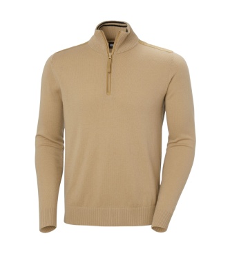 Helly Hansen Jersey s srednjo zadrgo Afton bež