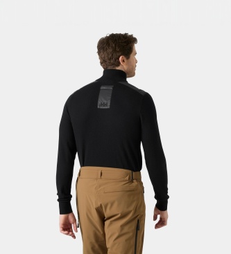 Helly Hansen Pulover z zadrgo do polovice Afton črn