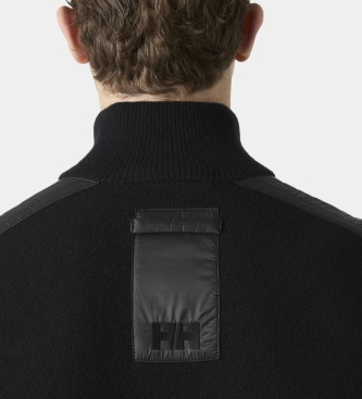 Helly Hansen Pulover z zadrgo do polovice Afton črn