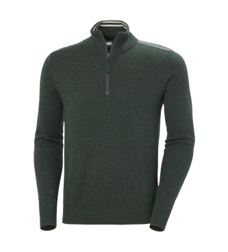 Helly Hansen Pulover z zadrgo do polovice Afton zelen