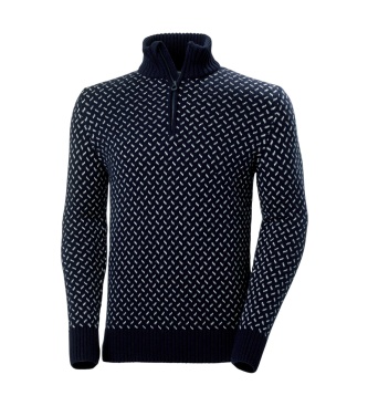 Helly Hansen Modrikasta otroška jakna Arctic Icelander s pol zadrgo