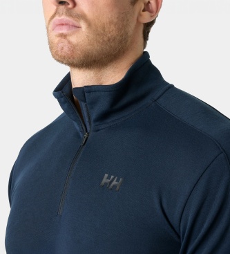 Helly Hansen Majica HP s kratko zadrgo, temno modra