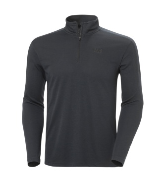 Helly Hansen Pulover HP s kratko zadrgo, ebenovina
