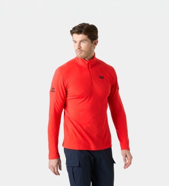 Helly Hansen Pulover HP 1/2 zip, rdeč