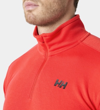 Helly Hansen Pulover HP 1/2 zip, rdeč