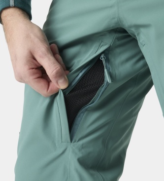 Helly Hansen Pantaloni da sci Alpha verdi