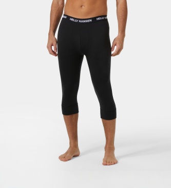 Helly Hansen Pantaloni termici 3/4 Lifa Merino Midweight neri