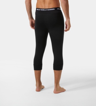 Helly Hansen Pantaloni termici 3/4 Lifa Merino Midweight neri