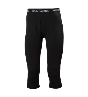 Helly Hansen Pantaloni termici 3/4 Lifa Merino Midweight neri