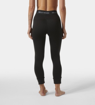 Helly Hansen Pantalón térmico 3/4 Lifa Merino Midweight negro