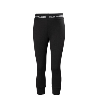 Helly Hansen Pantalón térmico 3/4 Lifa Merino Midweight negro