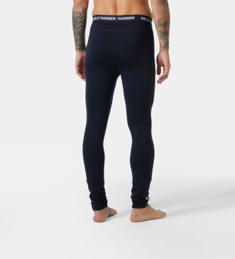 Helly Hansen Pantaloni termici Lifa Merino Midweight blu navy