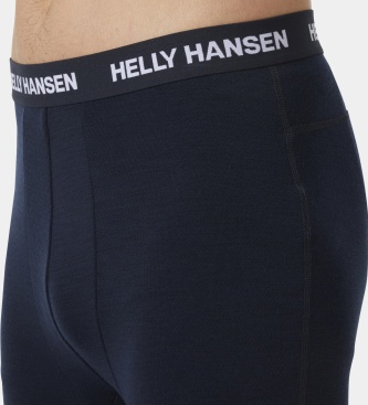 Helly Hansen Pantaloni termici Lifa Merino Midweight blu navy