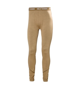 Helly Hansen Pantaloni termici Lifa Merino Midweight beige