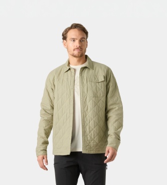 Helly Hansen Isfjord beige quilted jacket