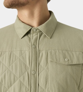 Helly Hansen Isfjord beige quilted jacket