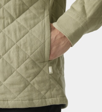 Helly Hansen Isfjord beige quilted jacket