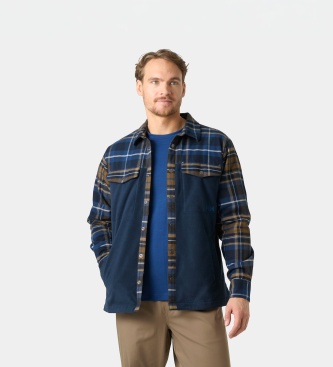 Helly Hansen Lokka navy blue fleece overshirt