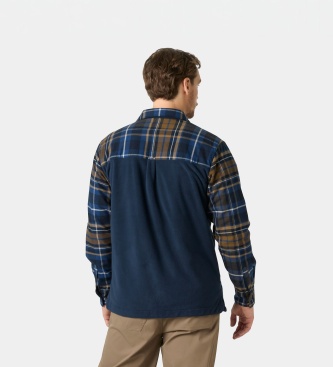 Helly Hansen Lokka navy blue fleece overshirt