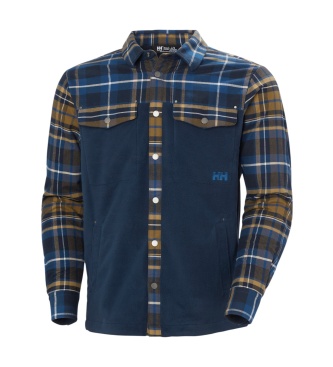 Helly Hansen Lokka navy blue fleece overshirt