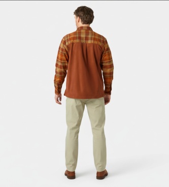 Helly Hansen Lokka brown fleece overshirt