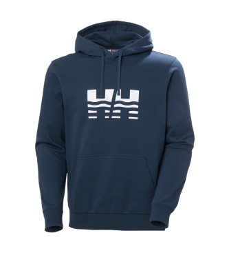 Helly Hansen Sweat à capuche Core Graphic bleu marine