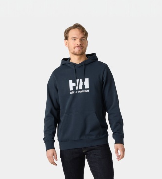 Helly Hansen Sweat à capuche HH Logo bleu marine