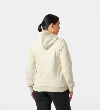 Helly Hansen Moletom com capuz HH Logo bege