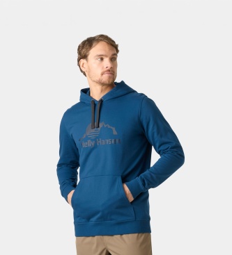 Helly Hansen Sweat à capuche Nord Graphic bleu