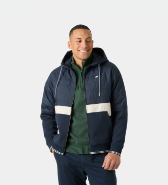 Helly Hansen Sweat à capuche zippé Koster Hybrid bleu marine