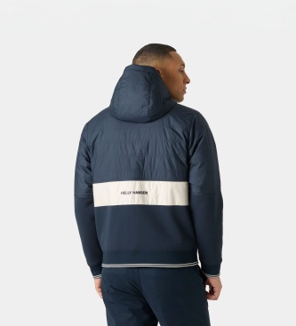 Helly Hansen Sweat à capuche zippé Koster Hybrid bleu marine