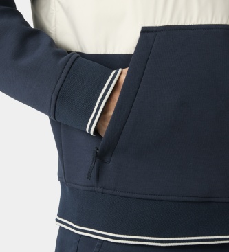 Helly Hansen Sweat à capuche zippé Koster Hybrid bleu marine