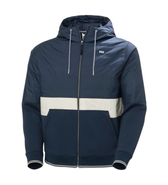 Helly Hansen Sweat à capuche zippé Koster Hybrid bleu marine