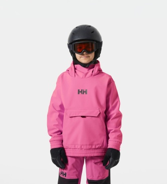 Helly Hansen Moletom softshell com capuz Powder rosa