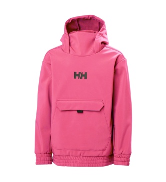 Helly Hansen Moletom softshell com capuz Powder rosa