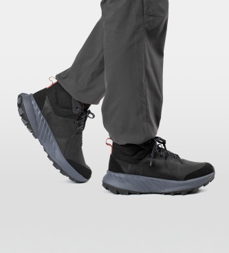 Helly Hansen Sorte/ebenholts AWE Hiker Leather vandrestøvler i læder