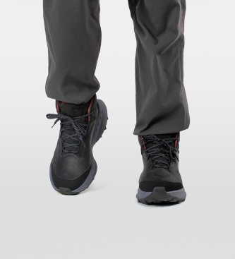 Helly Hansen Sorte/ebenholts AWE Hiker Leather vandrestøvler i læder