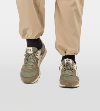 Helly Hansen Sneaker in pelle Anakin Leather 2 verde e grigio