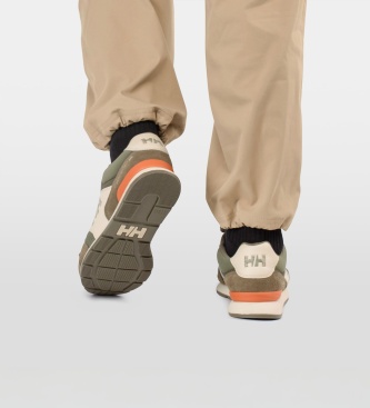 Helly Hansen Sneaker in pelle Anakin Leather 2 verde e grigio