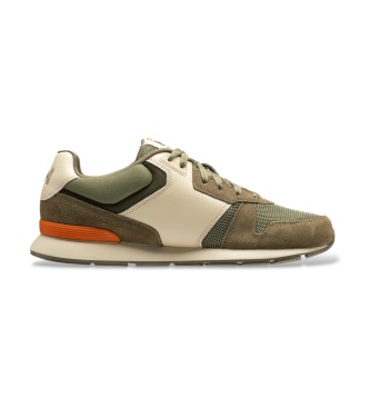 Helly Hansen Sneaker in pelle Anakin Leather 2 verde e grigio
