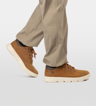 Helly Hansen Scarpe basse in pelle Pinehurst colore miele e marrone caffè