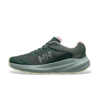 Helly Hansen Scarpe da trail running Buzzard verde scuro e lime