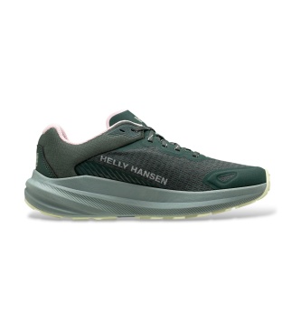 Helly Hansen Scarpe da trail running Buzzard verde scuro e lime