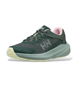 Helly Hansen Scarpe da trail running Buzzard verde scuro e lime