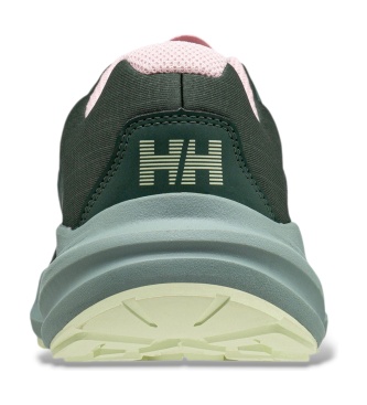 Helly Hansen Scarpe da trail running Buzzard verde scuro e lime