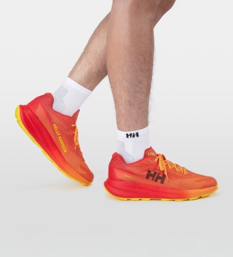 Helly Hansen Scarpe da trail running Kestrel arancioni e rosse