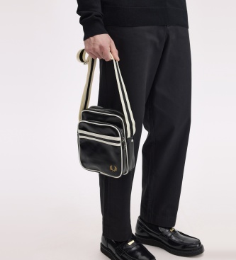 Fred Perry Czarna torba na ramię Classic