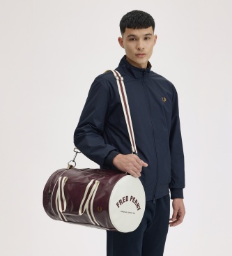 Fred Perry Klasyczna torba Barrel w kolorze bordowym