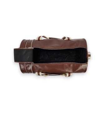 Fred Perry Klasyczna torba typu Barrel w kolorze brązowym