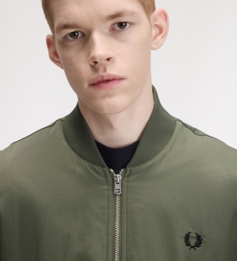 Fred Perry Vadderad bomberjacka Tennis grön